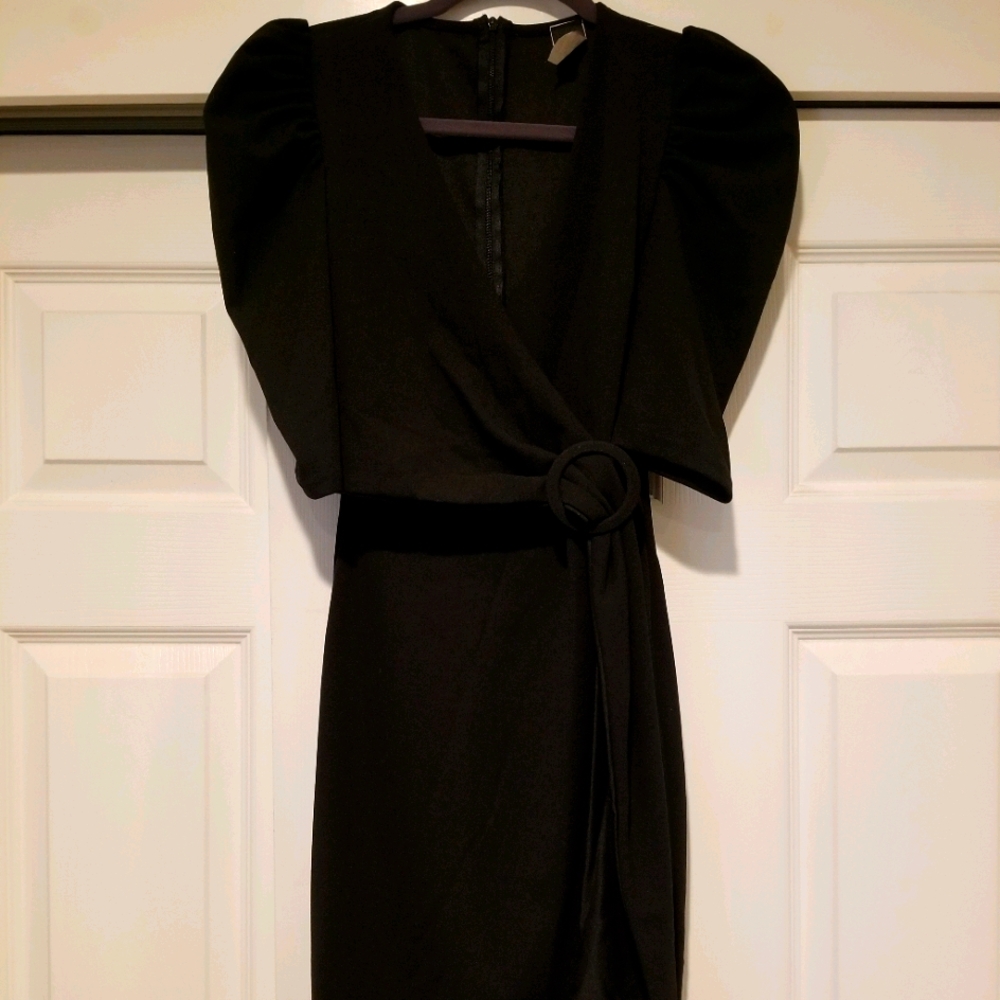 A beautiful elegant black dress